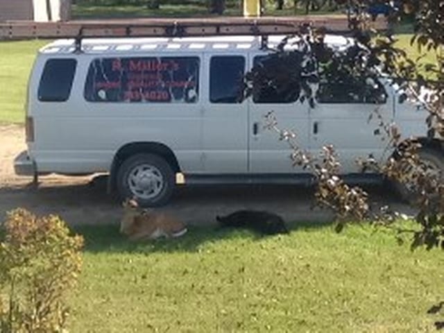 Electric work in van